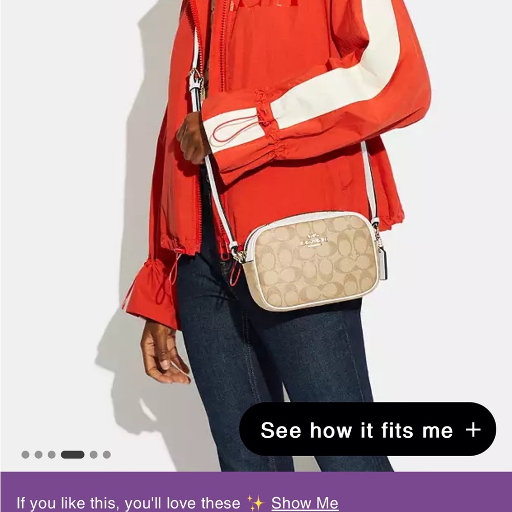 Mini Jamie Camera Bag In Signature Canvas